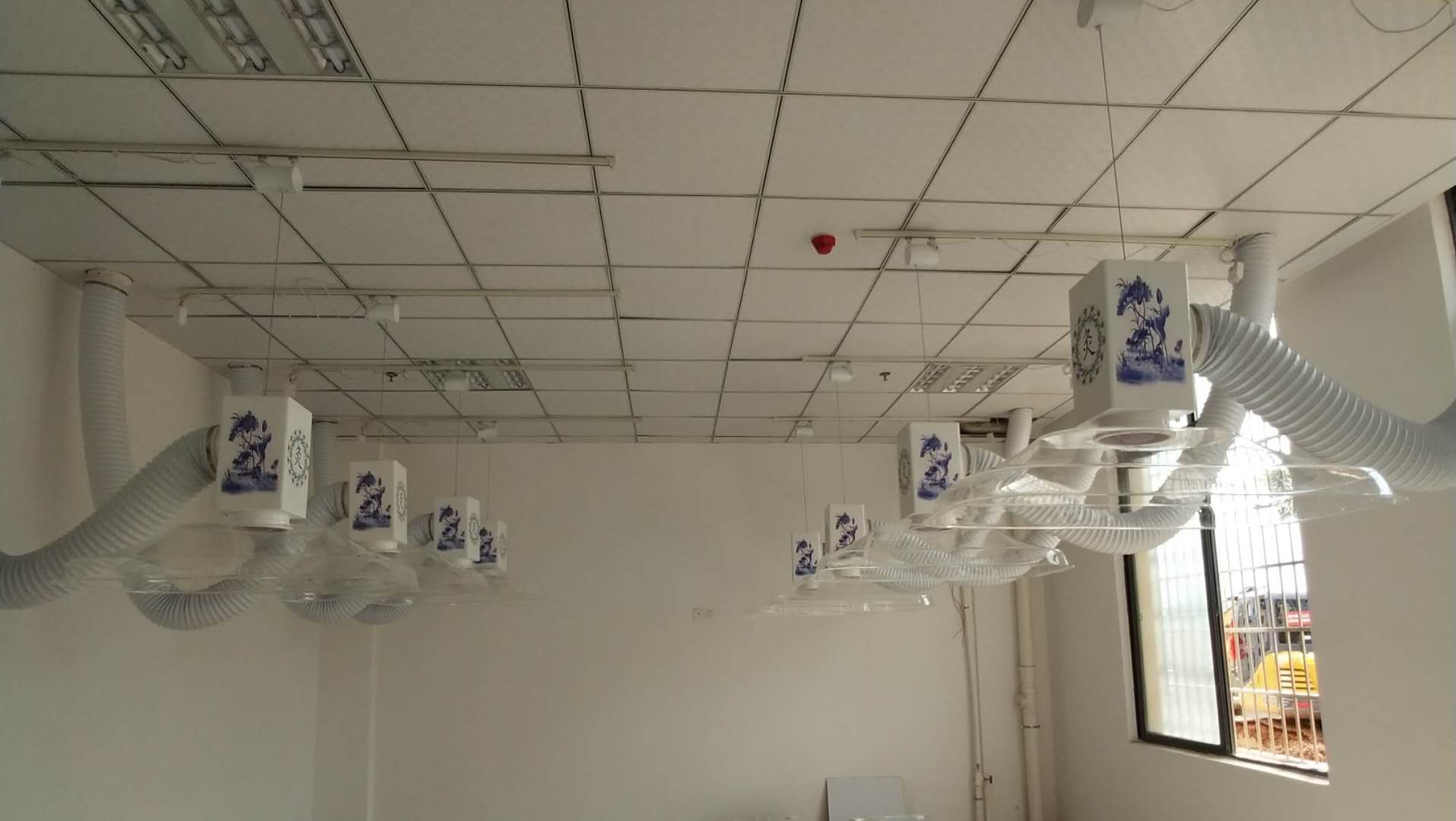 江西人民醫(yī)院(華仔)艾灸排煙系統(tǒng)安裝