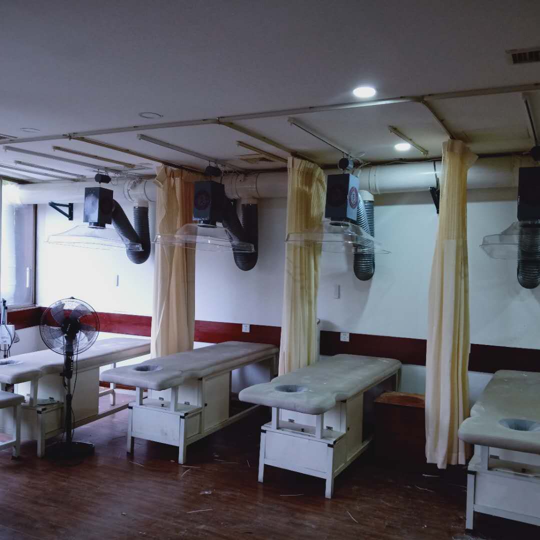 (華仔)浙江艾灸排煙系統(tǒng)安裝完工