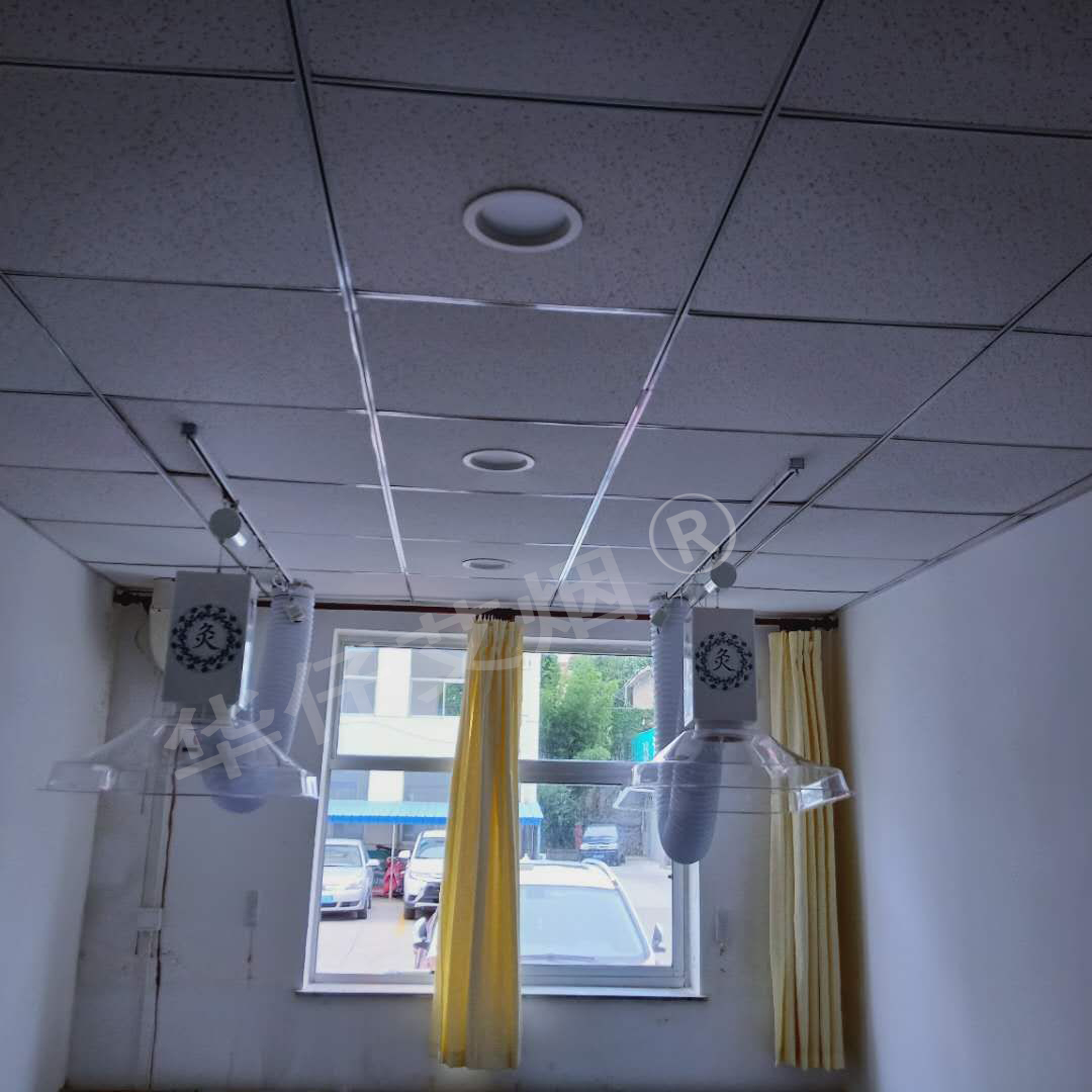 山東(華仔)艾灸排煙設(shè)備安裝完工